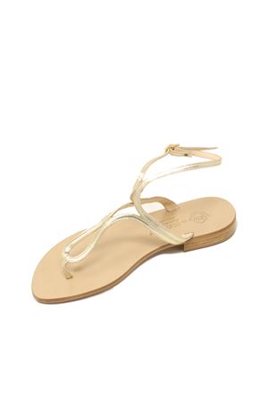 Sandali bassi color platino Da Costanzo | 2863/BROROPLATINO